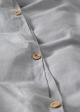 Linen Duvet Cover in Frosty Neutral